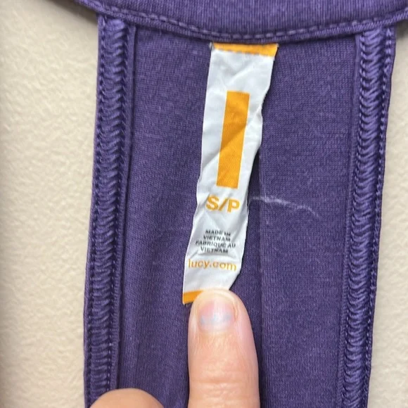 💜LUCY CALM HEART RACERBACK ACTIVE VEST/WRAP-PURPLE-POCKETS-S💜 - Picture 7 of 10